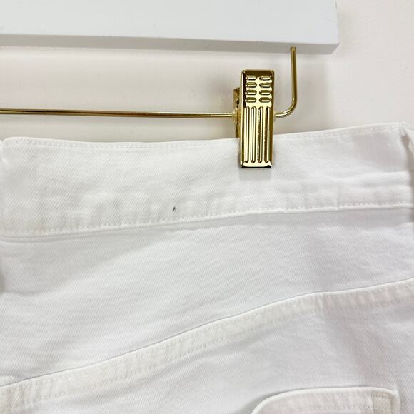 J.Crew Slim Wide Leg Jean White High Waisted Classic Stretch Denim US 30 NWT - Picture 14 of 16